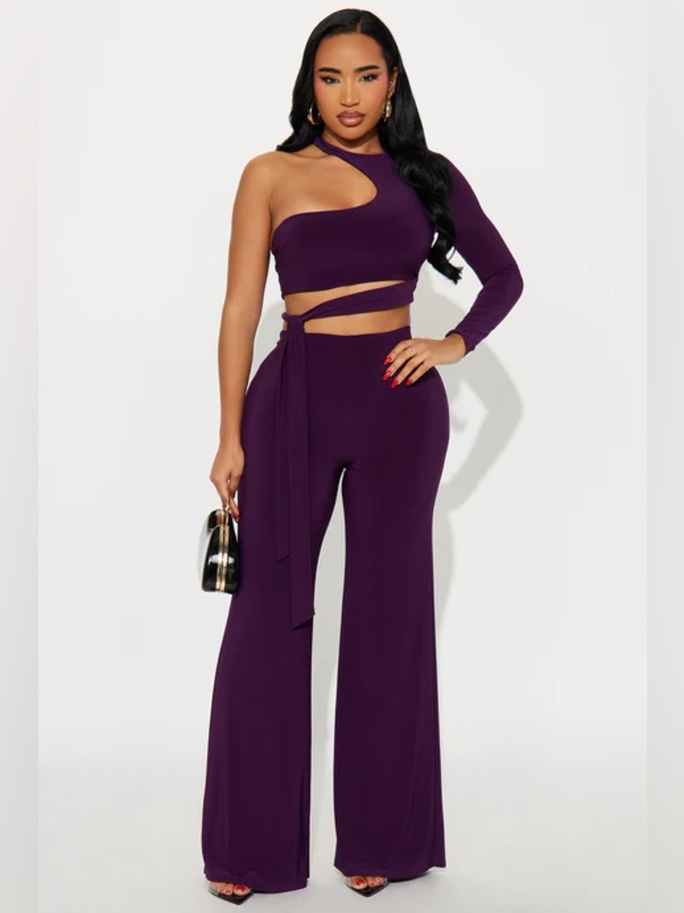 Carly One Shoulder Coord Pant Set NEW 🏷️